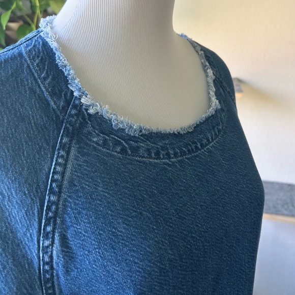 Rag & Bone Blue Denim Cotton Short Sleeve Dress size SP - Picture 4 of 13